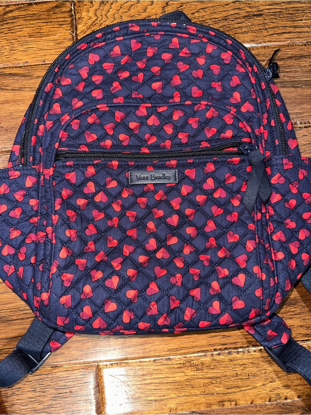 New Without Tags Vera Bradley backpack in the "Sweethearts" quilted pattern